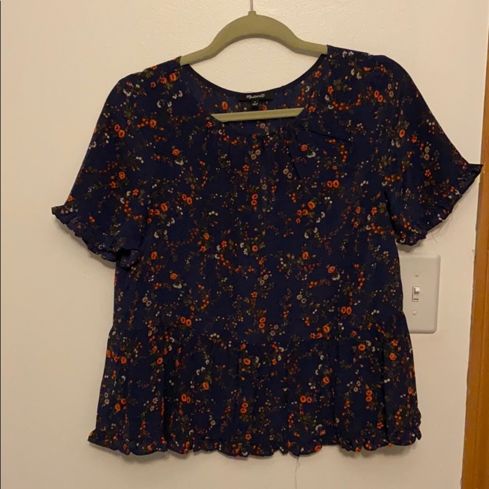 Babydoll short sleeve top